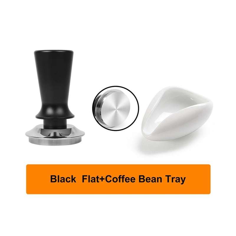 58mm Coffee Tamper Adjustable Graduated 30lb Espresso Spring Calibration Tamper Stainless Steel Fla