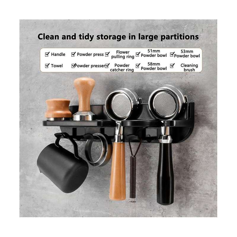 58mm Coffee Storage Rack No Punch Espresso Brewing Handle Coffee Storage Rack Accessories