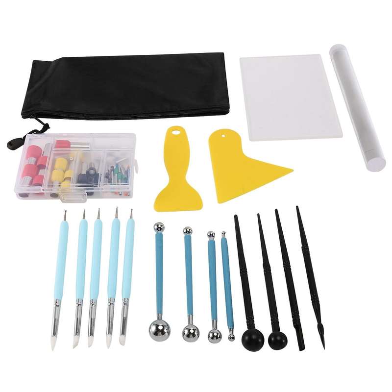 58pcs Polymer Clay Tools Modelling Tool Set Sculpting Tool Kit for Diy Clay Ceramic Crafts for Craf