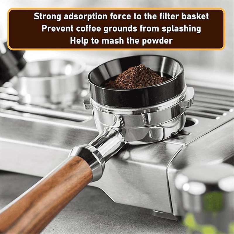 58mm WDT Tools Puck Screen Espresso Dosing Funnel Stainless Steel Needles Coffee Stirrer Distributio