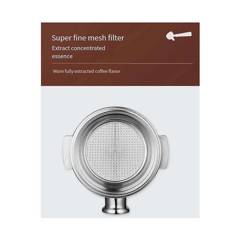58mm Single Spout Split Coffee Portafilter Filter Holder for Expobar E61 Brewing Head Replacement Ba