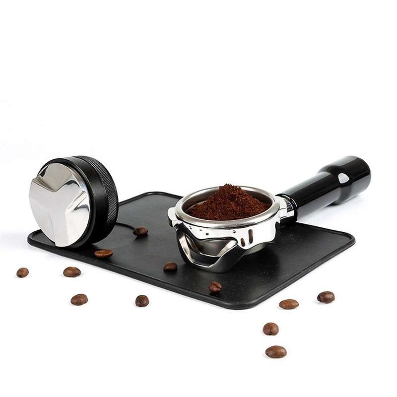 58mm Hollow Design Coffee Handle for E61 Brewing Head Coffee Machine Stainless Steel Bottomless Extr