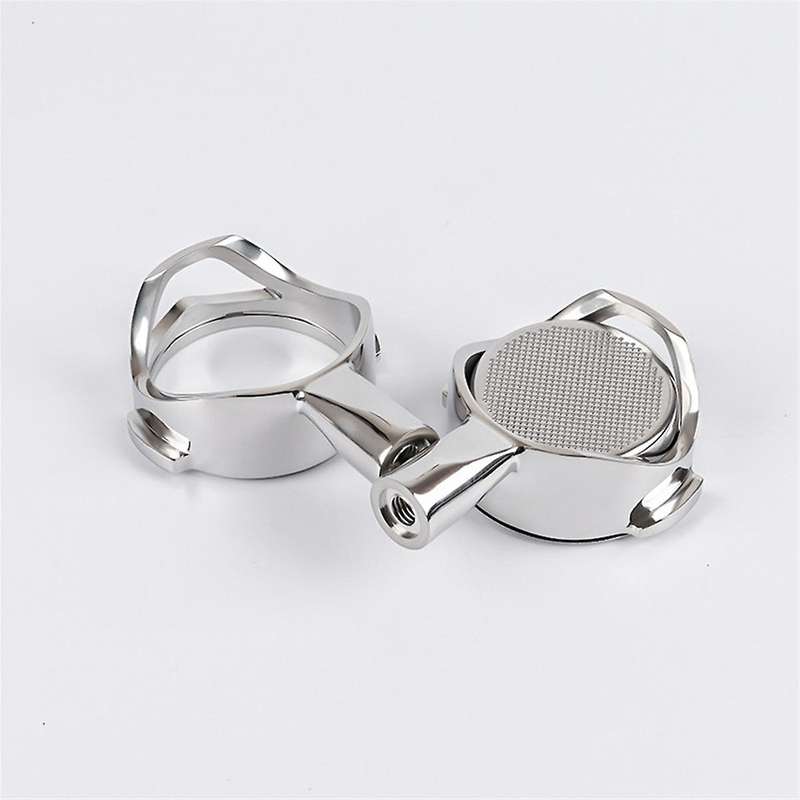 58mm Hollow Design Coffee Handle for E61 Brewing Head Coffee Machine Stainless Steel Bottomless Extr
