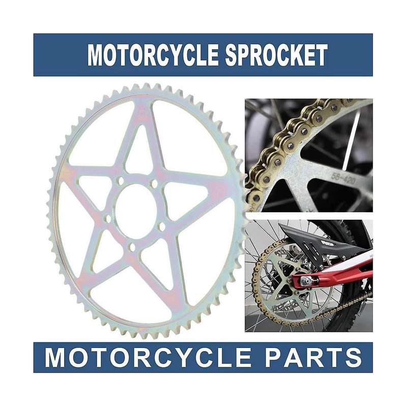 58t Motorcycle Sprocket Sprocket Teeth Disc for Sur-ron Surron Light Bee S X Light Bee Electric Off