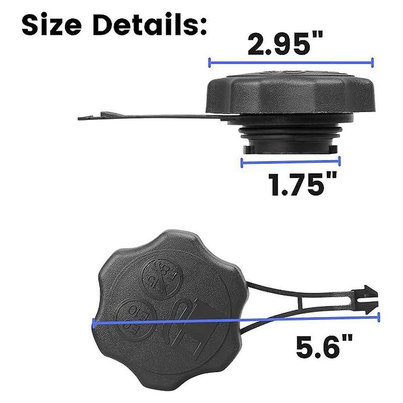 594061 Gas Cap Replacement Fit for Lawn Mower, Fuel Tank Cap for & Stratton 675Exi 725Exi Engine Ga