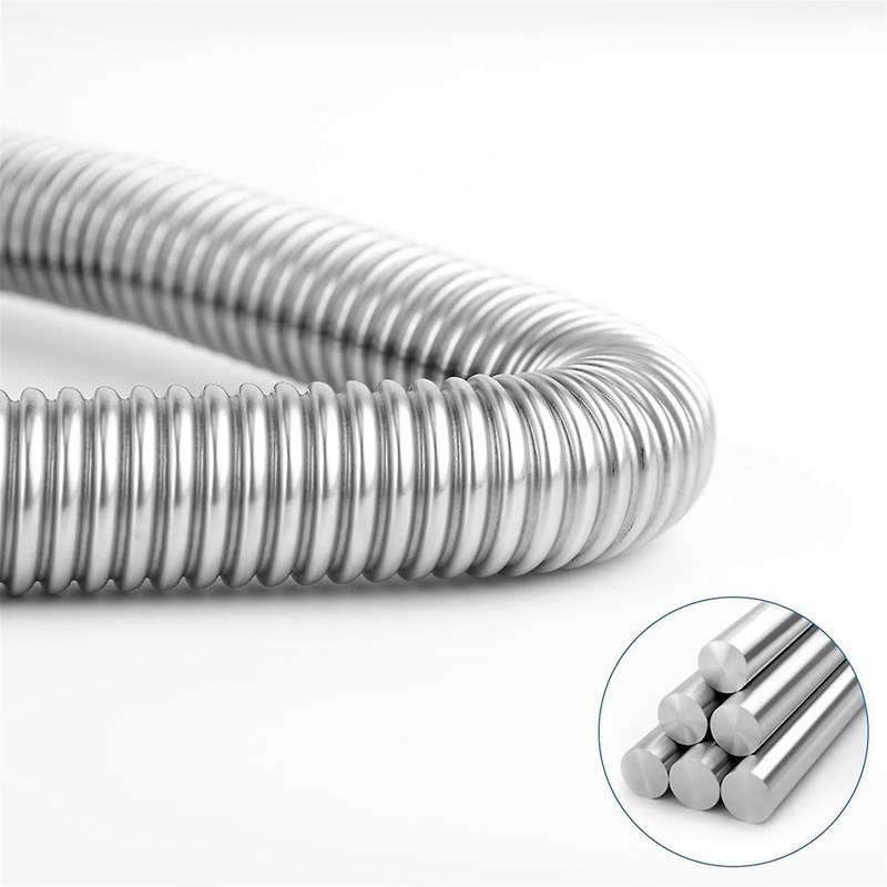 59Inch Heater Exhaust Pipe,1Inch Inner Diameter Flexible Exhaust Tubing Stainless Steel Parking Air