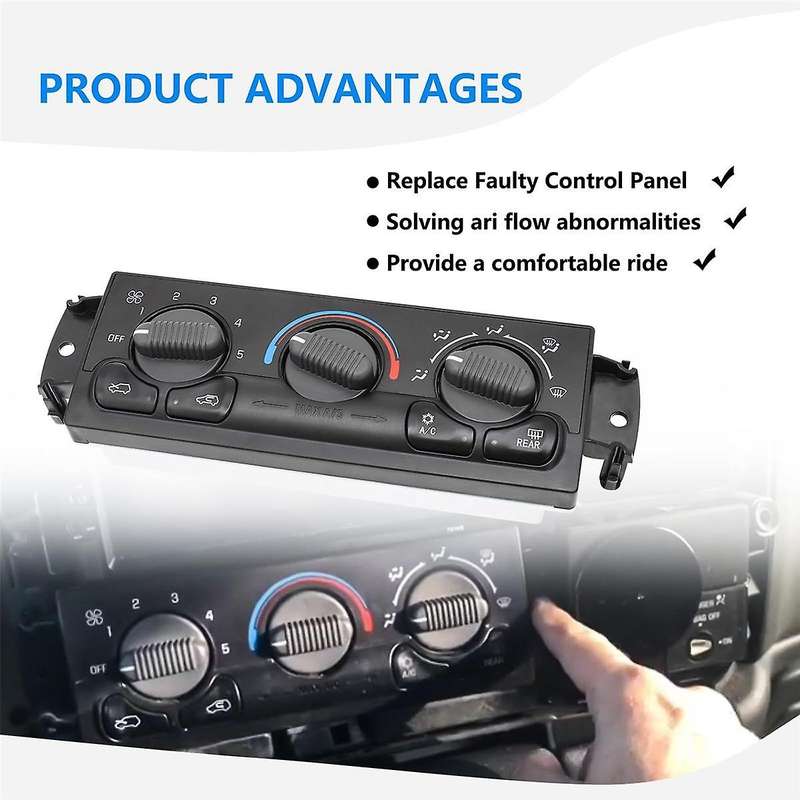 599-218 Front Climate Control Module for / Select Models 599218 Hvac Control Panel