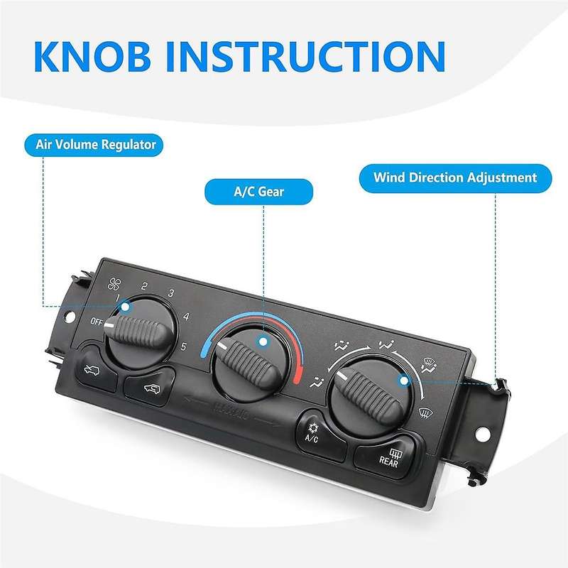 599-218 Front Climate Control Module for / Select Models 599218 Hvac Control Panel