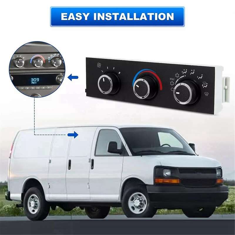 599-217 Car HVAC Climate Control Panel Module for Express 2500 3500