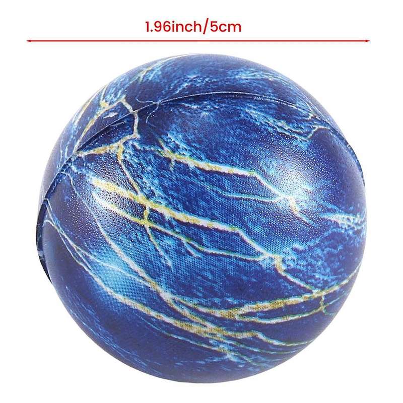 5cm Stress Balls Foam Sponge Balls Marble Bouncy Balls Children's Venting Stress Relief Toys