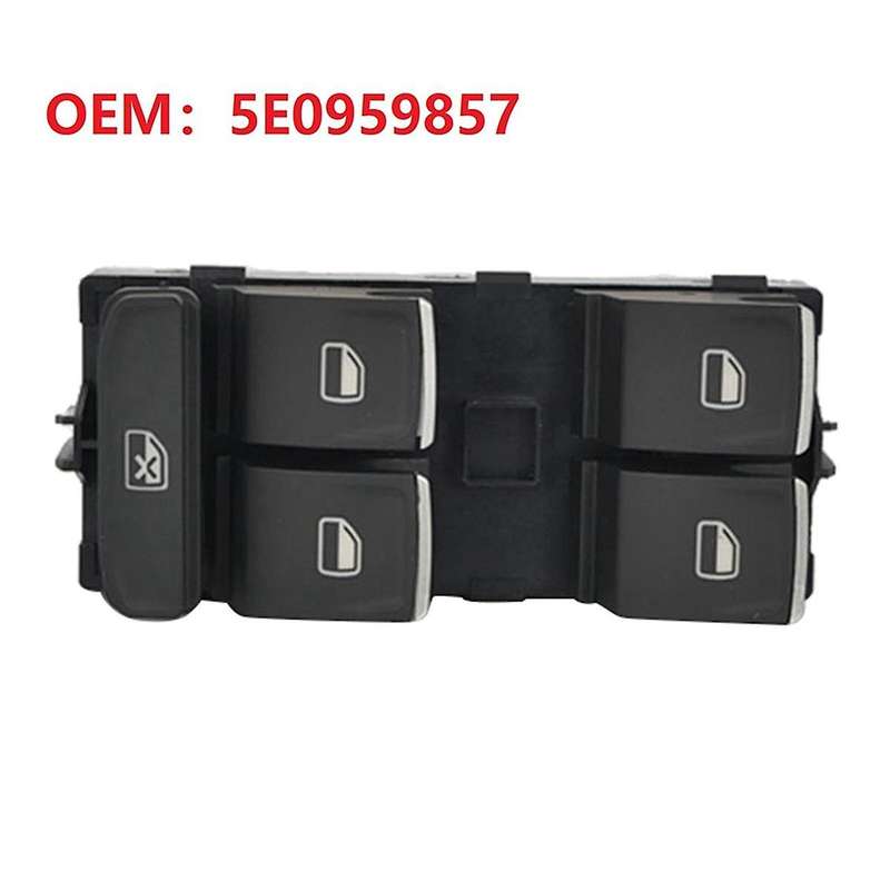 5E0959857 Electric Power Window Switch for III Fabia 2013-2018