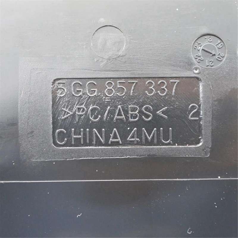 5GG857337 for Golf MK7 Black Piano Paint Interior Center Ashtray Trim Cover Storage Compartment Asht