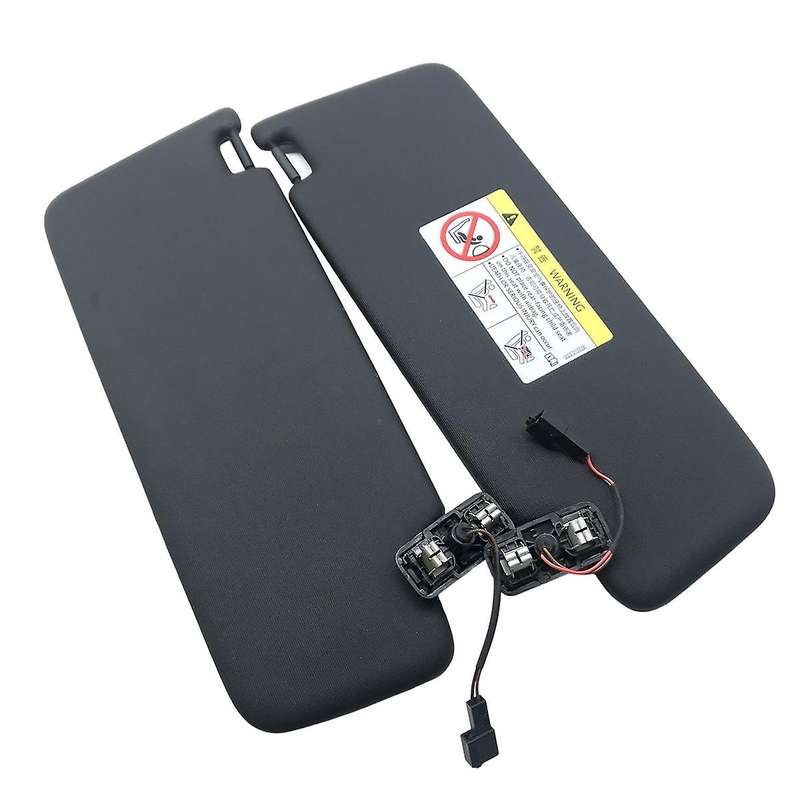 5GG857551 Black Front Sun Visor Panel with Makeup Mirror for Golf 7 SportsVan MK7 - B8 CC E-Golf