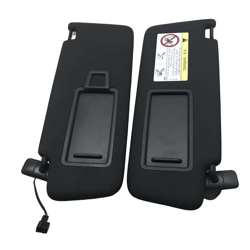 5GG857551 Black Front Sun Visor Panel with Makeup Mirror for Golf 7 SportsVan MK7 - B8 CC E-Golf