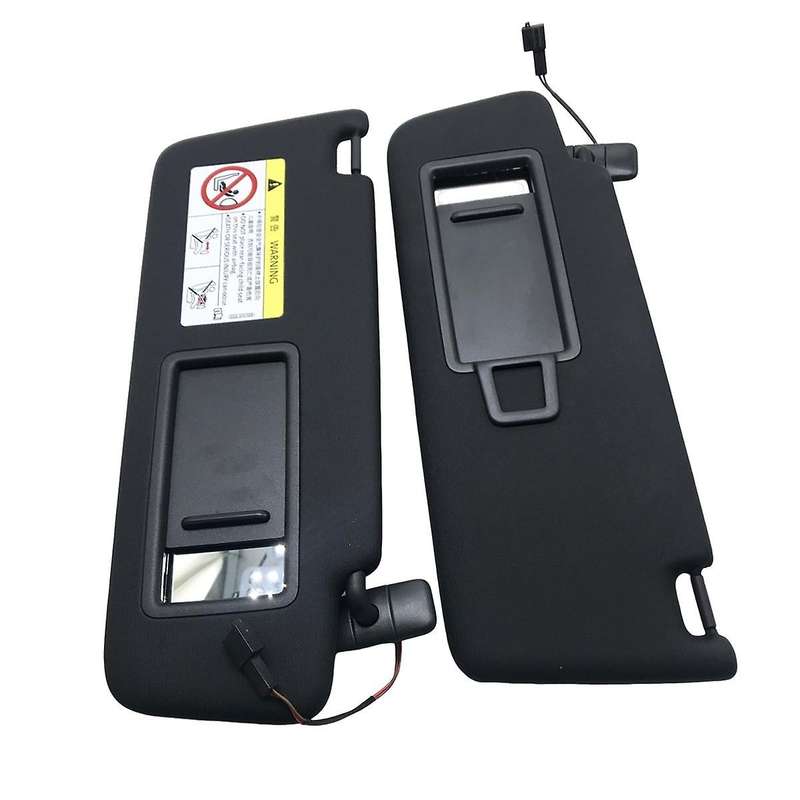 5GG857551 Black Front Sun Visor Panel with Makeup Mirror for Golf 7 SportsVan MK7 - B8 CC E-Golf
