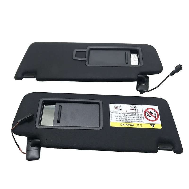 5GG857551 Black Front Sun Visor Panel with Makeup Mirror for Golf 7 SportsVan MK7 - B8 CC E-Golf