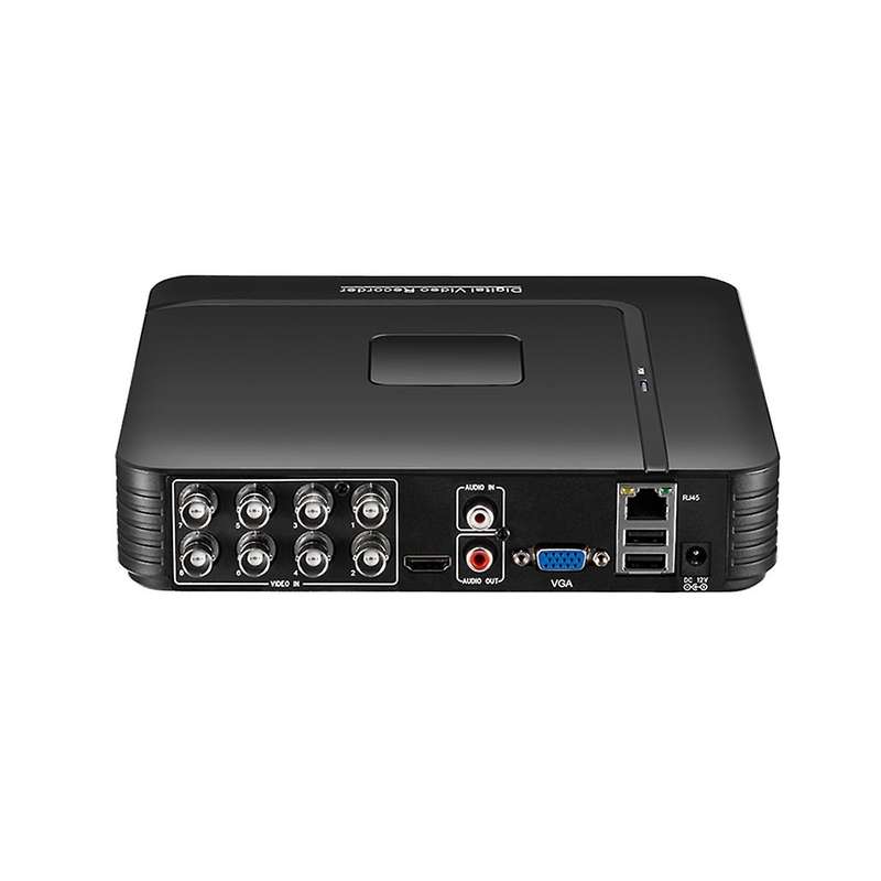 5-in-1 Mini Ahd Dvr Tvi Cvi Cvbs Ip Camera Hybrid Recorder 8ch Home Secuirty Dvr Cctv System-us Plu