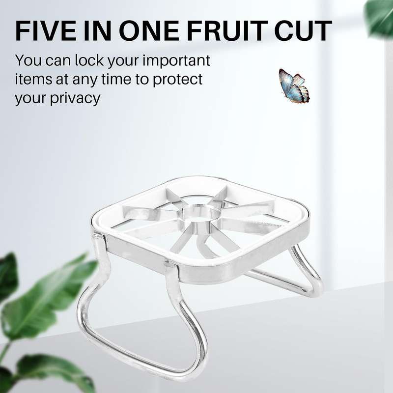5-IN-1 Stainless Steel Potatoes Cutter, Potato Chopper Fruit Cutter Chipper Fries Maker French Fry