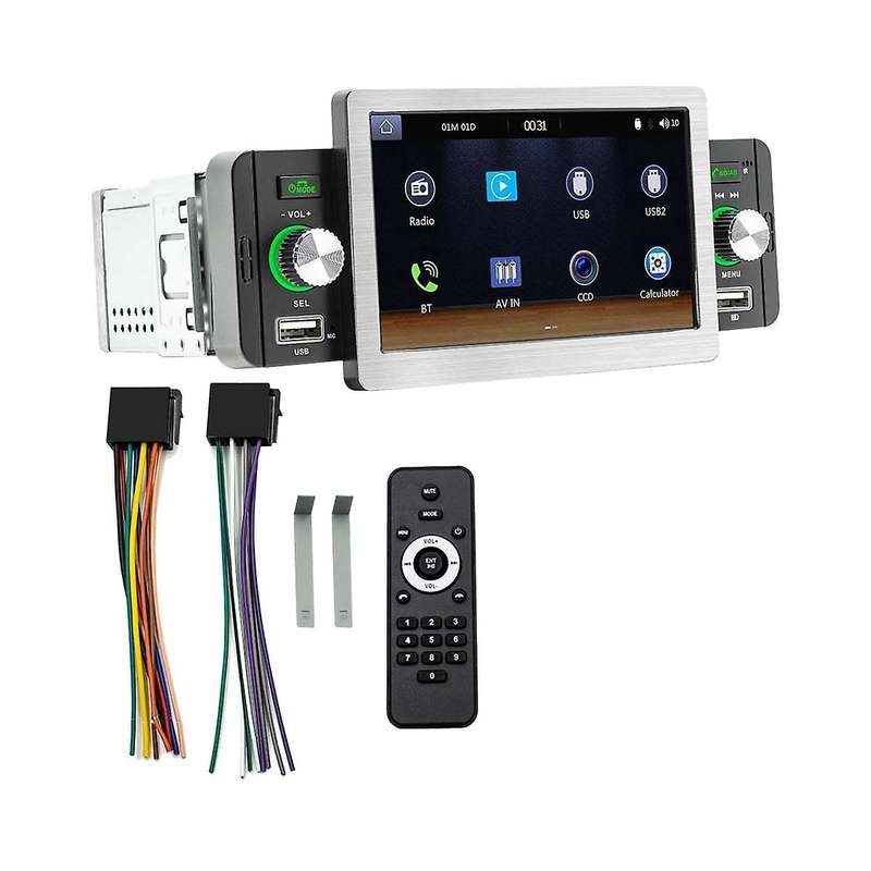 5inch Car Touch Screen Wireless Carplay Android Auto Car Portable Radio Bluetooth Mp5 Fm Receiver T