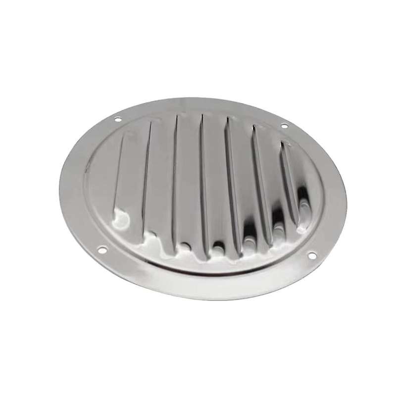 5Inch Round Louvered , 316 Stainless Steel Marine Boat Vent Cover, 2 Pcs