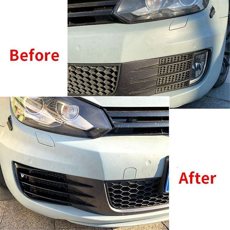 5K0853665C 5K0853666C Fog Lamp Grille Front Bumper Grille Car for Golf 6 Golf 6 High 6 GTD 2008-2013