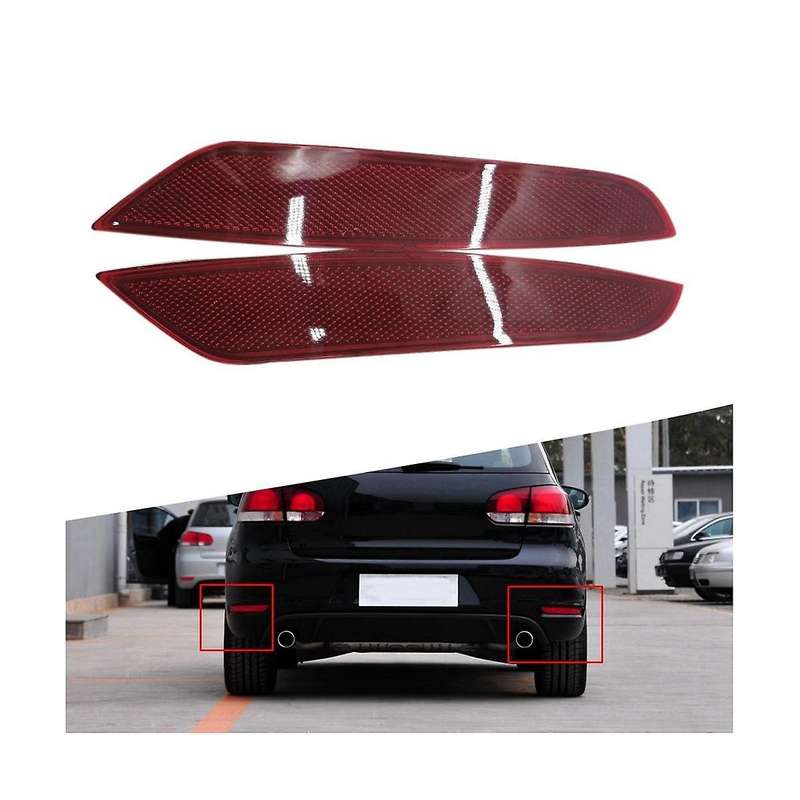 5KD945105A 5KD945106A Rear Bumper Reflector Warning Lights Reflector Lights Car for 6 MK6 2009-2013