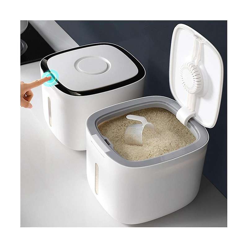 5kg Kitchen Nano Bucket Insect-proof Moisture-proof Rice Cylinder Food Storage Sealed Grain Househol