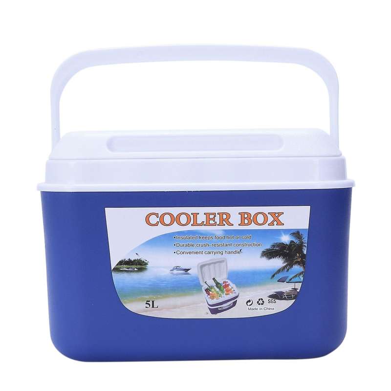 5L Car Insulation Box Outdoor Car Cooler Box Ice Organizer Medicine Preservation Box Home Barbecue F
