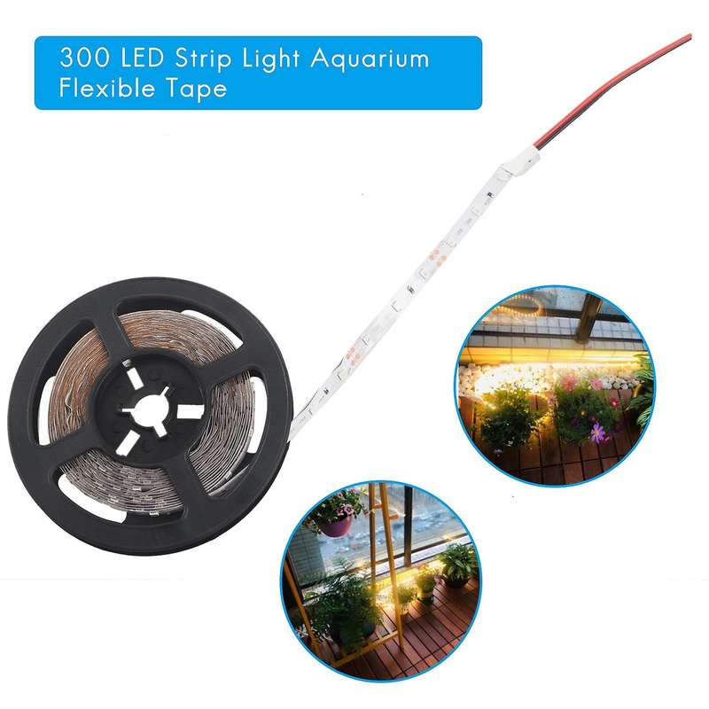 5m 300 Led Strip Light Aquarium Flexible Tape