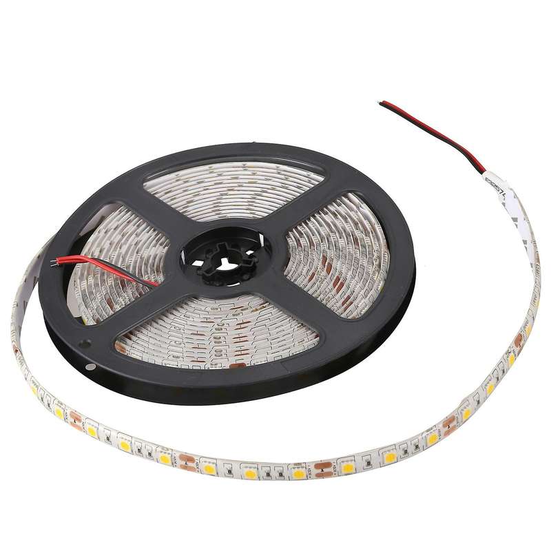 5m 300 Led 5050 Smd Warm White Waterproof Car Flexible Strip Light 12v Diy Party