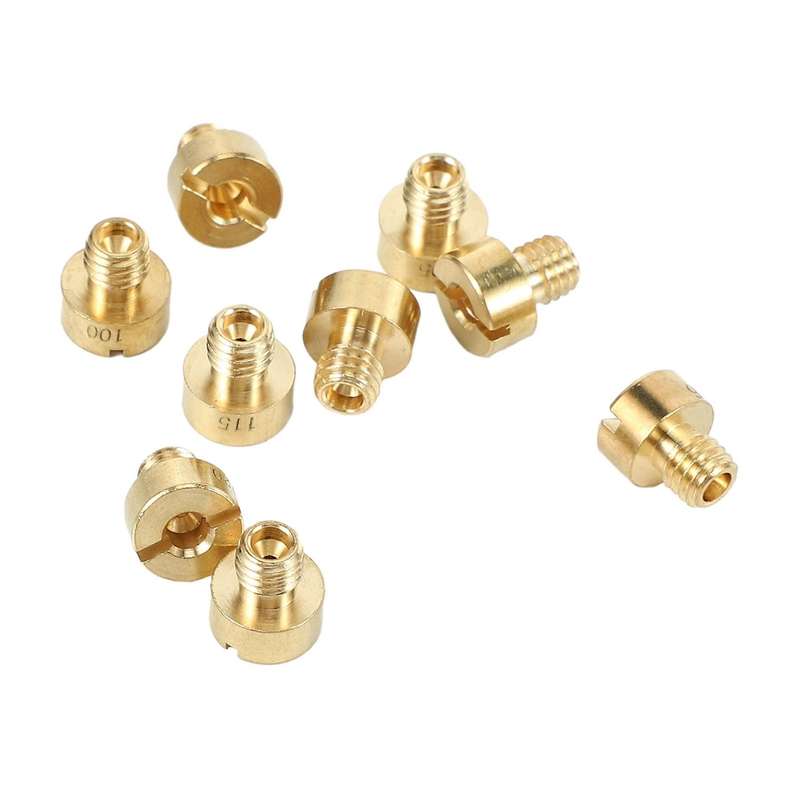 5Mm Round Carb Main Jets for Mikuni Carburetor VM22 VM24 VM26 125Cc 150Cc 200Cc 250Cc Dirt Pit Bike