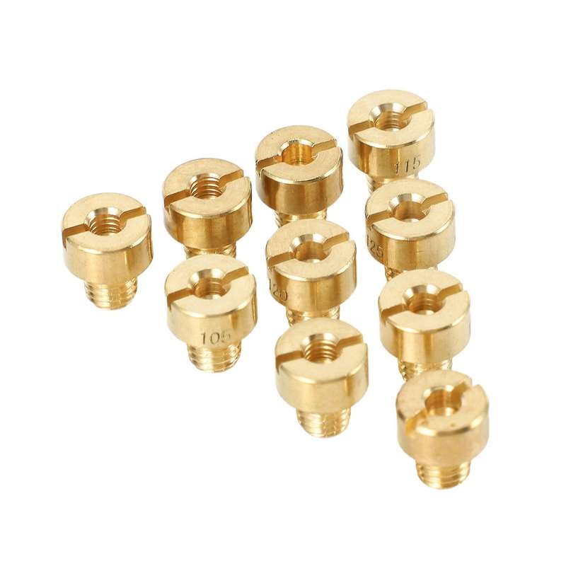 5Mm Round Carb Main Jets for Mikuni Carburetor VM22 VM24 VM26 125Cc 150Cc 200Cc 250Cc Dirt Pit Bike
