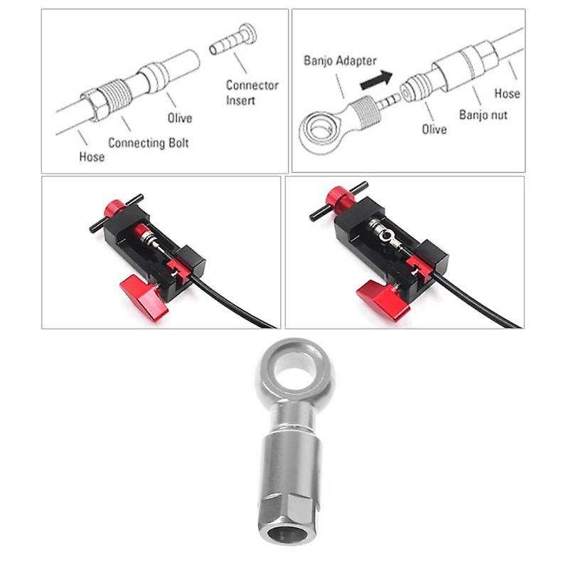 5mm Hydraulic Hose Insert Connector Oil Needle Olive Sleeve Tubing Brake