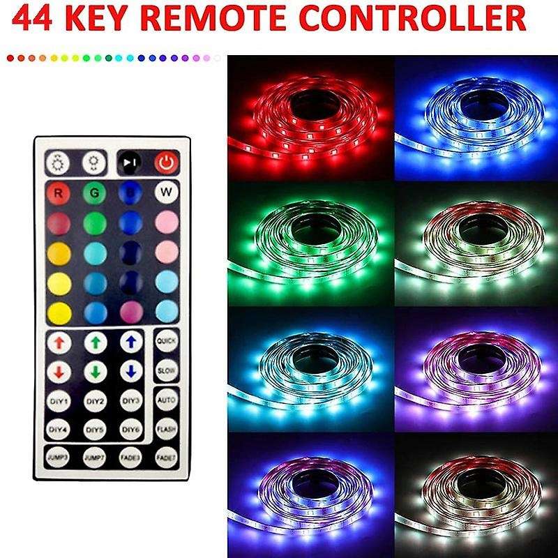 5M Led Strip Lights with 44 Keys Remote Flexible Color Changing RGB Light Strips for Bedroom DIY Dec
