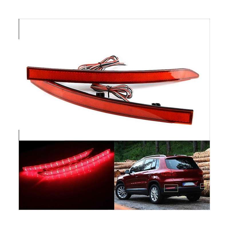 5n0945105 5n0945106 Rear Bumper Reflector Warning Lights Led Brake Lights Car for 2007-2016
