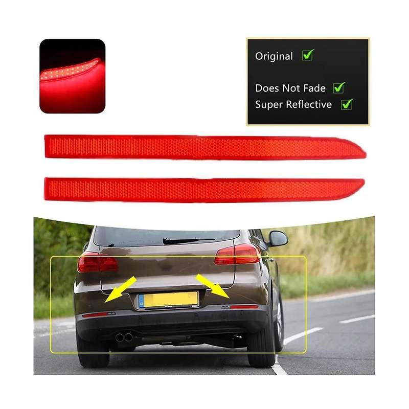 5n0945105 5n0945106 Rear Bumper Reflector Warning Lights Led Brake Lights Car for 2007-2016