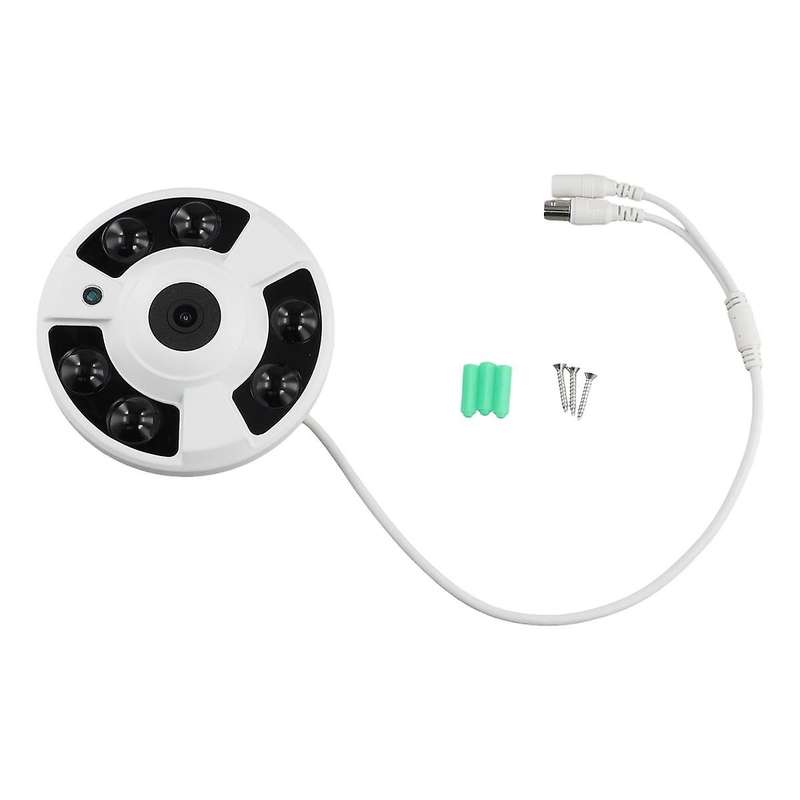 5MP IR 6 Lights Camera Wide Angle HD Surveillance IR Night Vision UTC 5-In-1 AHD Coaxial BNC Camera