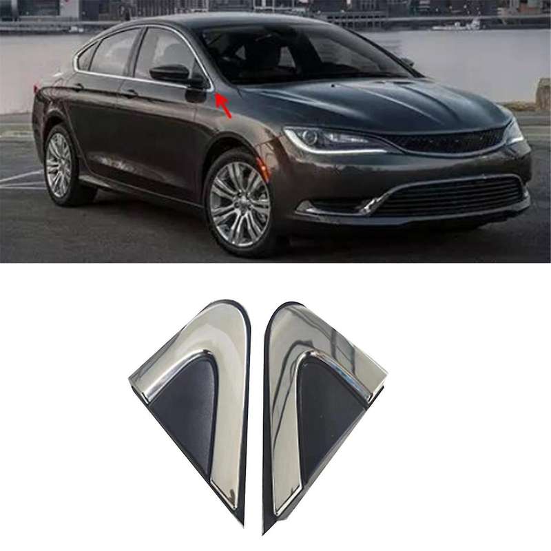 5NJ501XFAB Car Right Front Pillar Triangle Plate for 200 2015-2017 Door View Mirror Corner Trim Cov