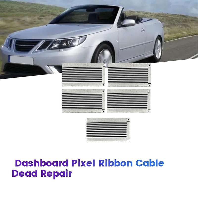 5Pc Pixel Dashboard Ribbon Cable for ACC 9-3 Ribbon Cables 93 Climate Control Cable Dead Missing Pix