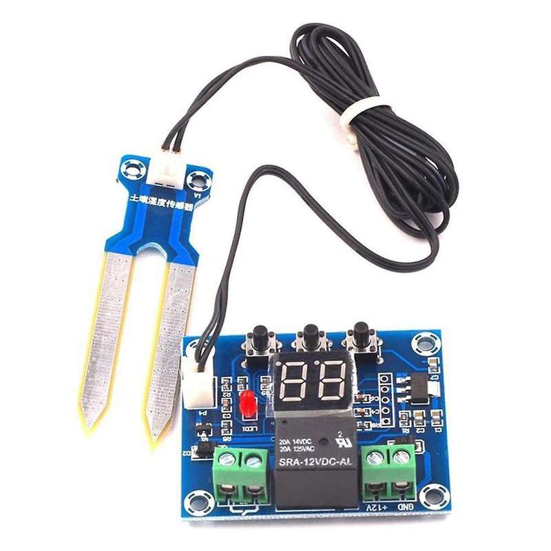 5Pcs 12V Digital Auto Watering Module Soil Humidity Sensor Controller Soil Moisture Test Irrigation