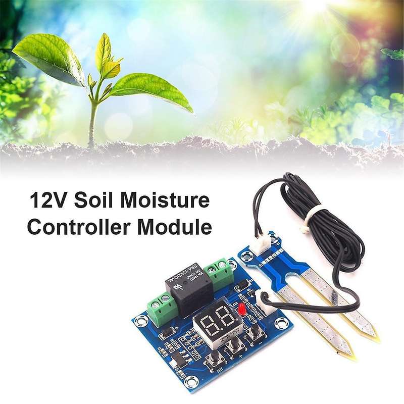 5Pcs 12V Digital Auto Watering Module Soil Humidity Sensor Controller Soil Moisture Test Irrigation