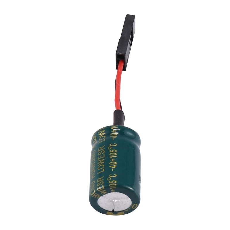 5pcs 3300uf 16v Voltage Protector A3 Flight Control Receiver Capacitor Protector with Plug for Rc D