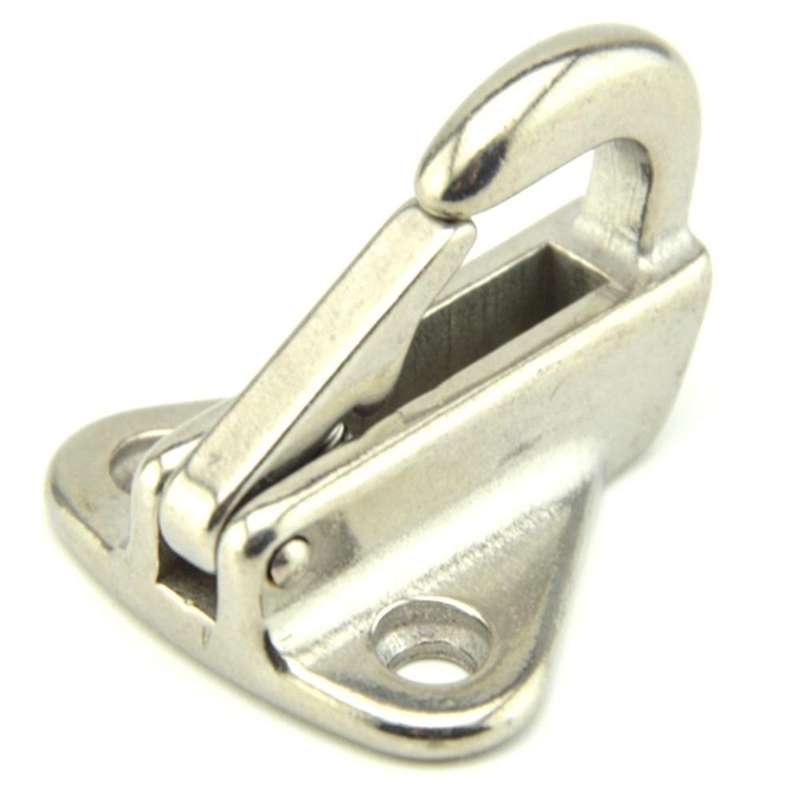 5Pcs 316 Stainless Steel Snap Type 35mm Hook for Boat Yacht Marine Accessories