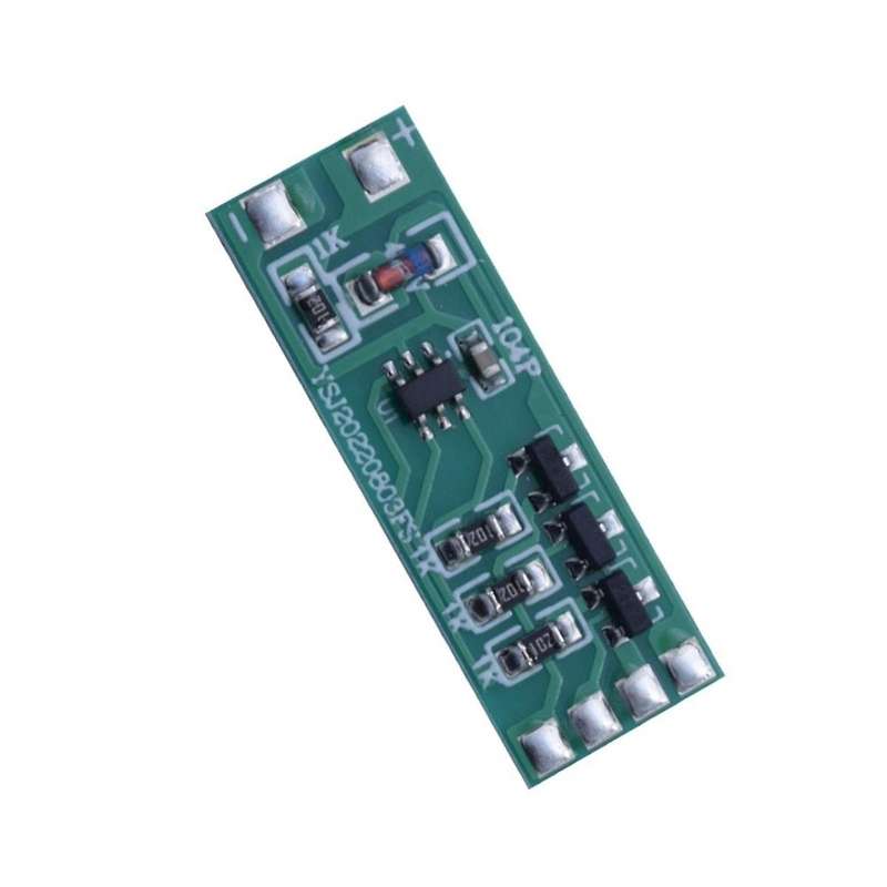 5Pcs 3-12V Flashing LED Light Module Red Blue Pair Flashing Suitable for Car Model Bicycle Electric