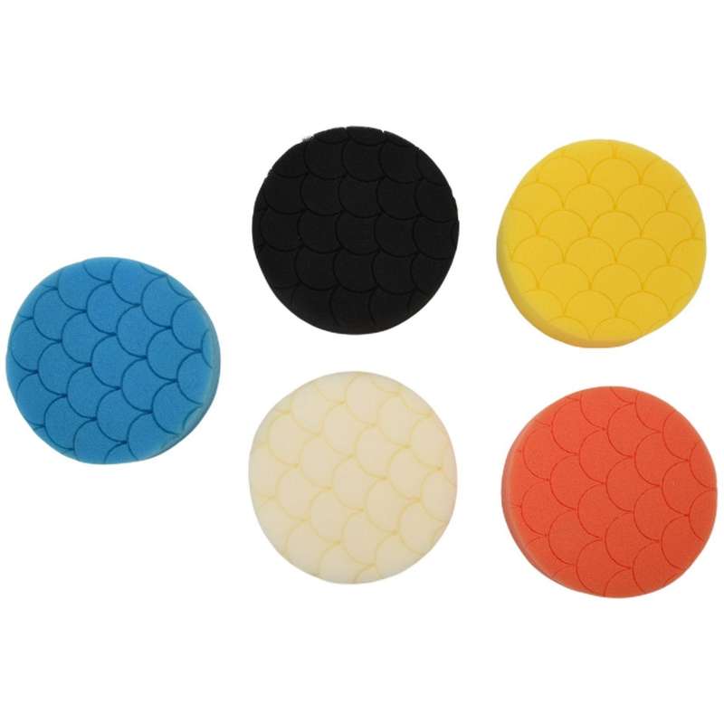 5pcs 4 Inch Polishing Pads Buffing Sponge Pads Kit for Car Buffer Polisher Sanding, Waxing, Polishi