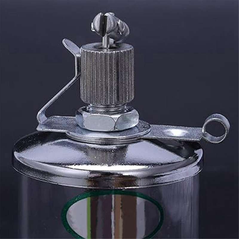 5pcs 50ml Engine Oil Gravity Drip Injectors, Needle Valve Oil Cups, Glass Oil Cups, Machine Tool Oi
