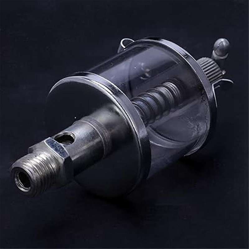 5pcs 50ml Engine Oil Gravity Drip Injectors, Needle Valve Oil Cups, Glass Oil Cups, Machine Tool Oi