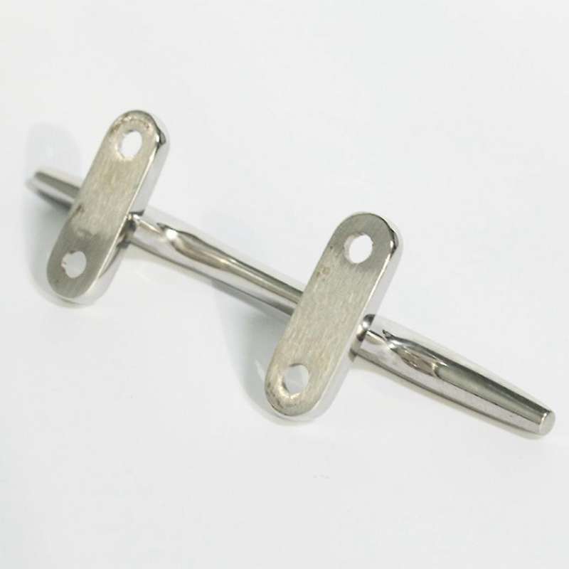5Pcs 5 Inch 316 Stainless Steel Marine Boat Hollow Base Cleat Heavy Duty Boat Hollow Base Cleats for