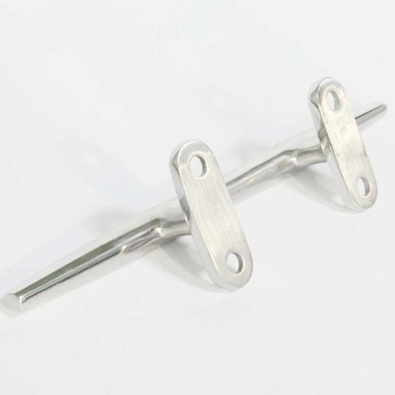5Pcs 5 Inch 316 Stainless Steel Marine Boat Hollow Base Cleat Heavy Duty Boat Hollow Base Cleats for