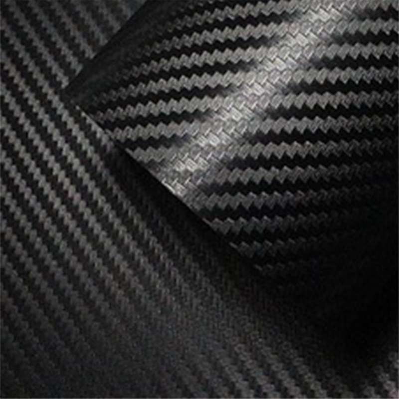 5pcs 3D Carbon Fiber Stickers Car Paste Protector Strip Auto Door Side Anti Scratch Tape Waterproof